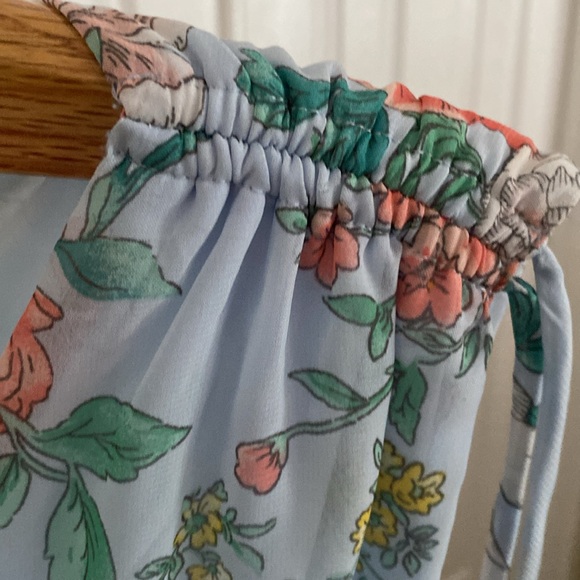 Blue Floral Cocktail dress - Picture 5 of 7